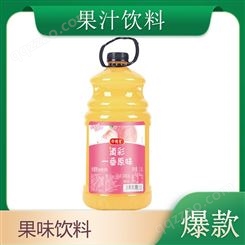 桶道彩一番蜜桃果汁2.5L*6大瓶家庭装商超渠道