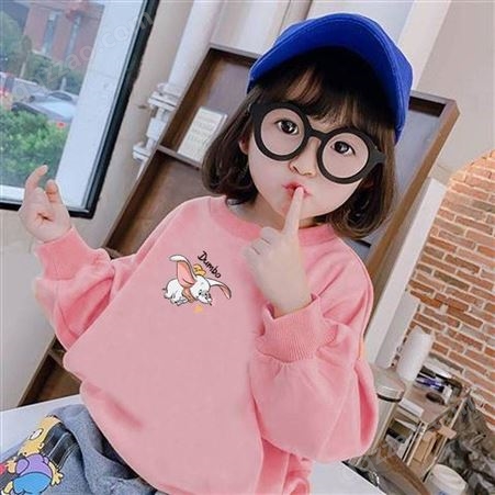 韩版儿童卫衣套装2元厂家服装批发可爱秋季童卫衣批发