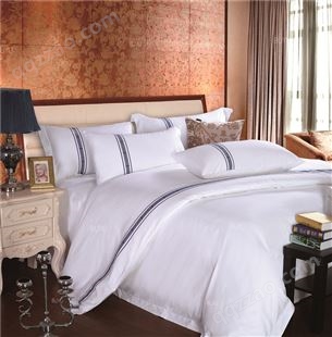 【布予】酒店床上用品 纯棉的被套批发 个性化定制 耐洗耐用 *