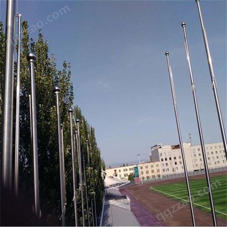 贵州幼儿园学校用锥形旗杆 电动升降  8米9米12米  可定制