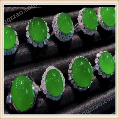 天然正阳绿满绿色单珠玉珠子手串珠链项链 高价回收各种珠宝首饰