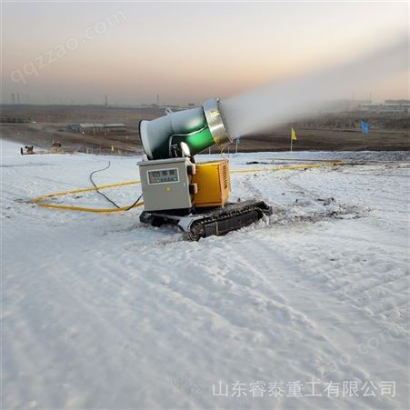 出售冰雪场人工智能降雪机 睿泰制造遥控式履带炮雾机