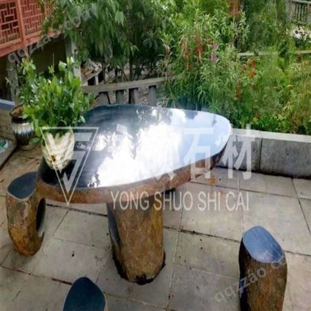 ys-106永硕石材  公园景区石桌石凳  厂家常年供应