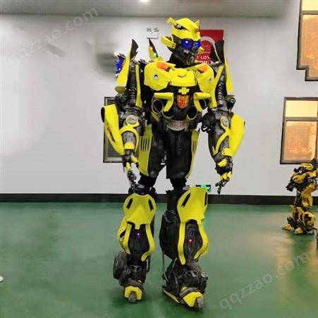 真人可穿戴变形金刚机甲 婚礼婚庆商业演出机器人 表演服装 大黄蜂威震天暖场道具