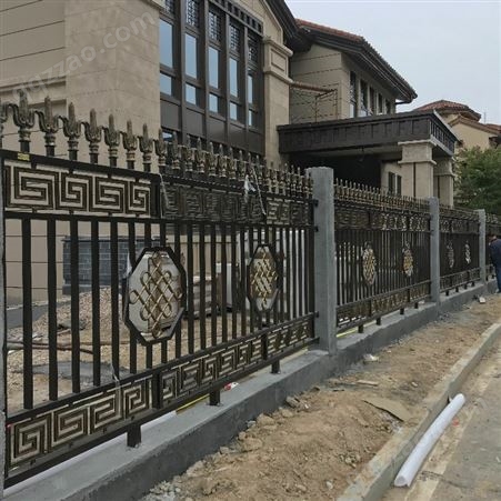 别墅铝艺护栏 外墙防护栏杆 福民金属 加厚材质 经久耐用