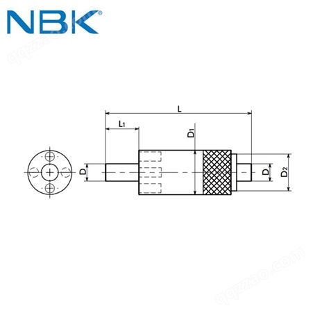 日本NBK 附带键的内螺纹铁丝螺套安装用工具 配合SHINS使用