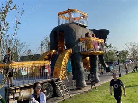 无动力游乐设备 机械大象 有吸引点 亲子乐园规格