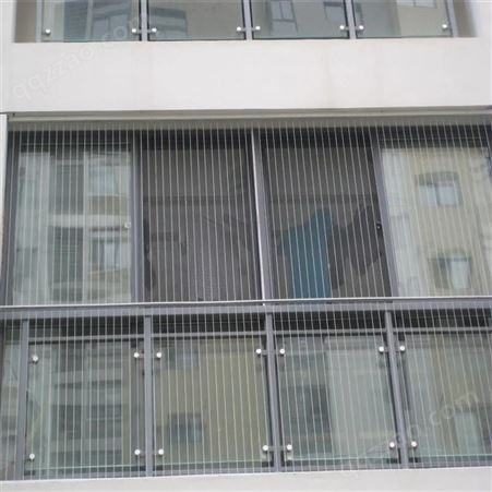 楼房建筑阳台防护网定制 月超建材可加工 镀锌隐形防护网