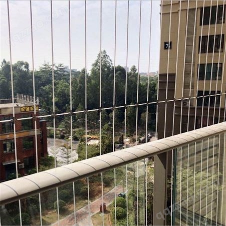 楼房建筑阳台防护网定制 月超建材可加工 镀锌隐形防护网
