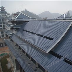 帷顶 铝镁锰板氟碳漆面25-400型 规格齐全生产定制铝合金属屋面板