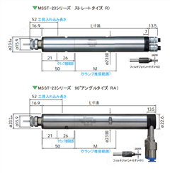 NSK一体式气主轴MSST-2330R日本高速气动钻