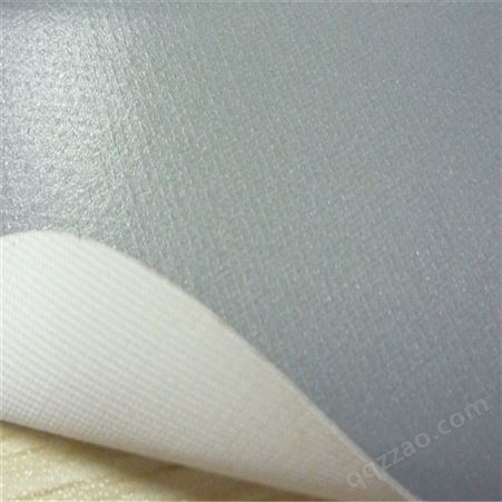 PVC夹网布 银色0.35mm防水涂层布 箱包帐篷面料
