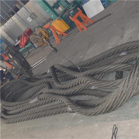 钢丝绳无接头绳圈 海洋专用吊索具 高强度吊索