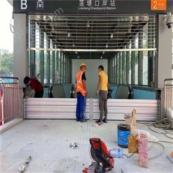 广东顺安厂家安装车库防洪防水挡水板