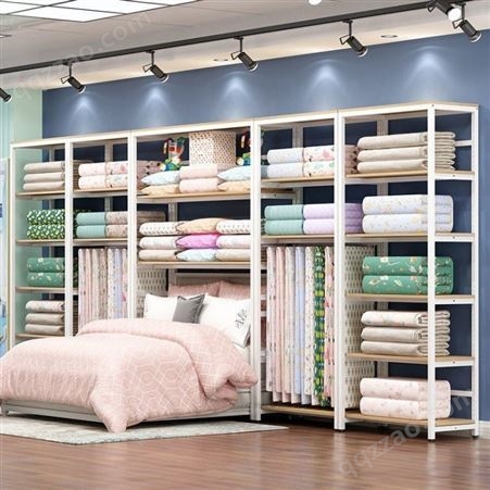 床上用品家纺展示柜 店铺设计展柜货架制作 牢固耐用环保
