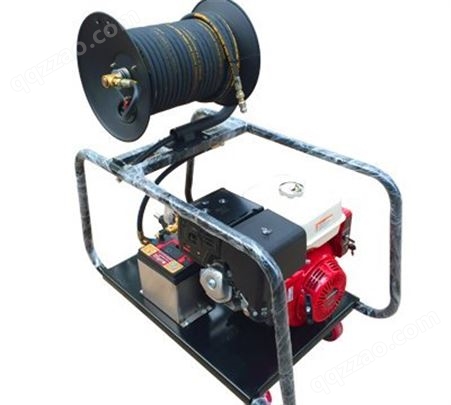 300mm污水管道高压疏通清洗机KY-1535H管道疏通机的使用