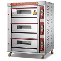 厨宝商用电烤箱 二层四盘 单层一盘 三层六盘面包披萨不锈钢厨房设备