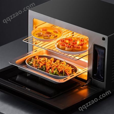 aca蒸烤箱嵌入式蒸烤一体机家用台式蒸汽烤箱多功能电烤箱ES