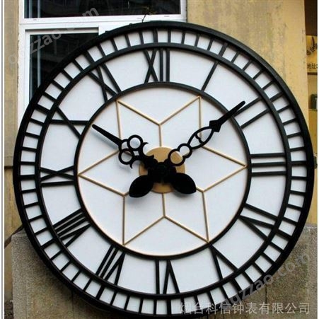 外墙挂钟 户外钟表 大型钟表制作厂家 烟台科信钟表规模生产