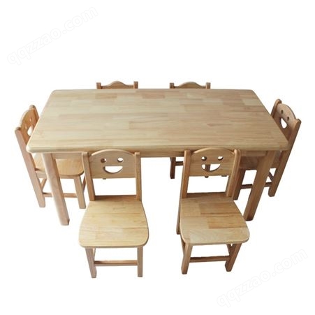 幼儿园实木儿童学习课桌椅 早教学习桌子