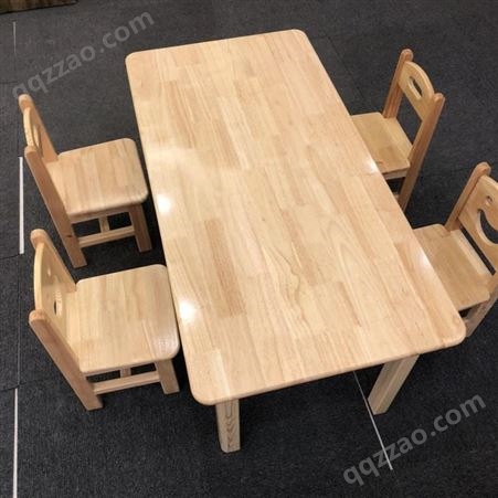 幼儿园实木儿童学习课桌椅 早教学习桌子