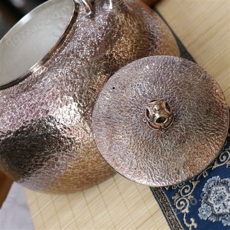 大容量2.2升功夫银茶具999纯银一张打烧水壶纯手工家用银壶煮水壶