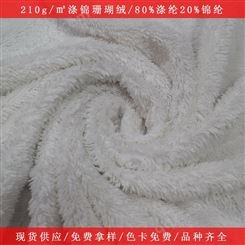 大量现货白色双面涤锦珊瑚绒 单面珊瑚绒 吸水抹布清洁面料