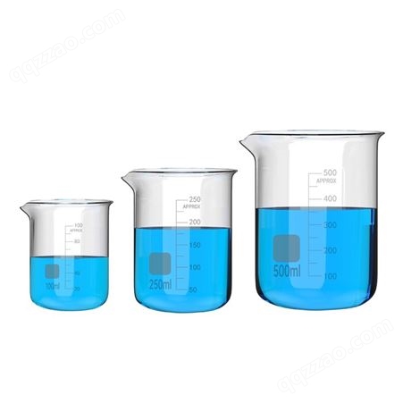 高硼硅玻璃烧杯耐高温量杯实验器材化学烧杯实验室玻璃烧杯 批发