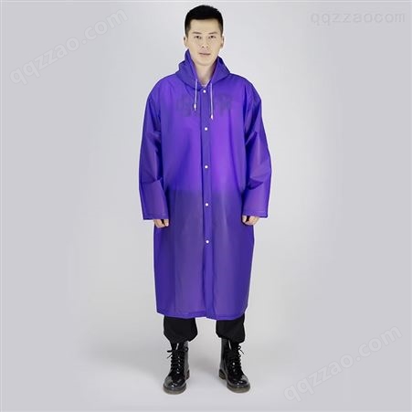 防水雨披eva类旅游雨衣成人非一次性雨衣连体环保透明户外雨衣批